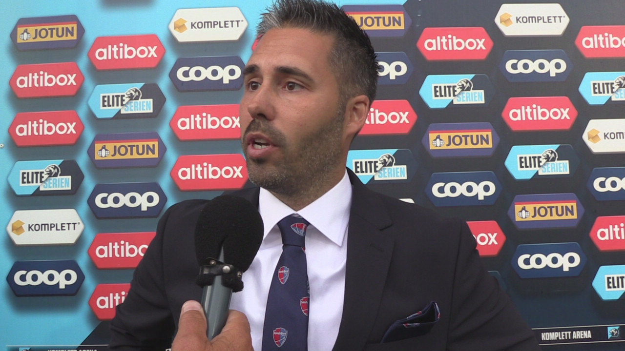 Martí etter sin første kamp som sjef